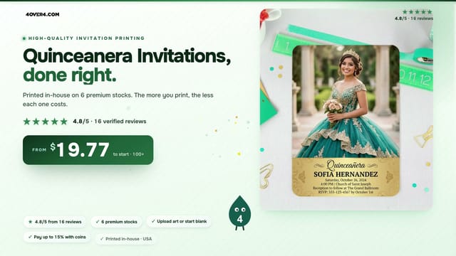 Quinceanera Invitations product video