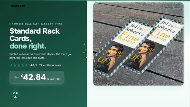 Standard Rack Cards product video