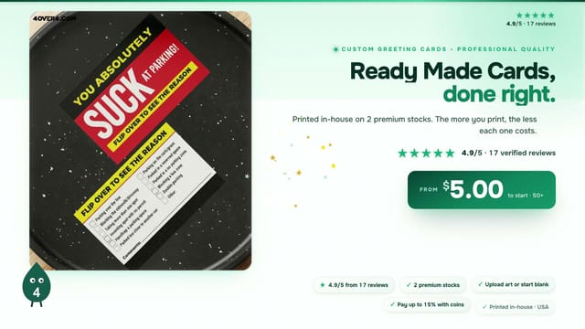 Ready Made Cards product video
