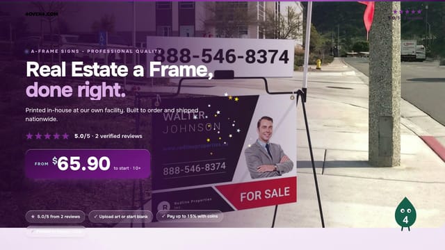 Real Estate a Frame product video