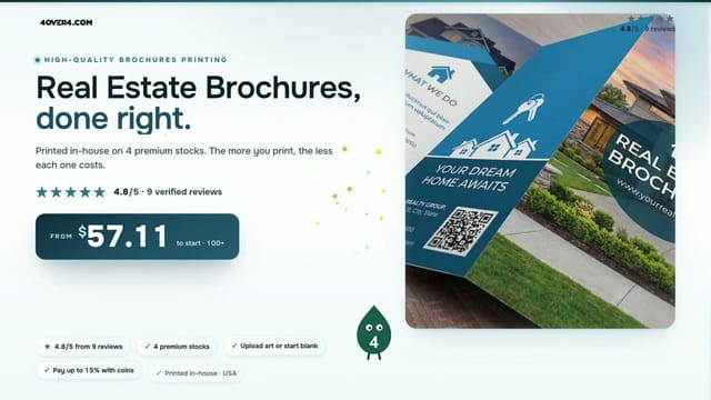 Real Estate Brochures product video