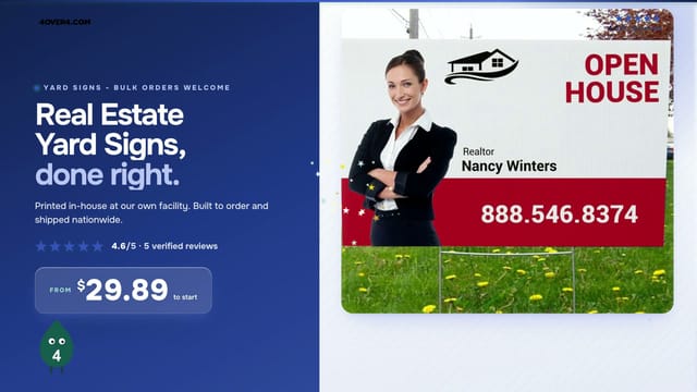 Real Estate Yard Signs product video