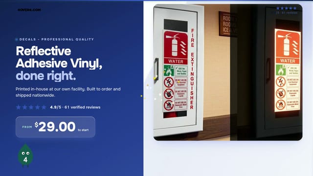 Reflective Adhesive Vinyl product video