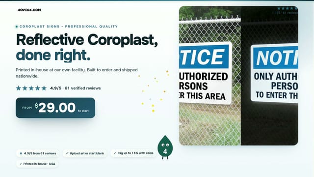 Reflective Coroplast product video