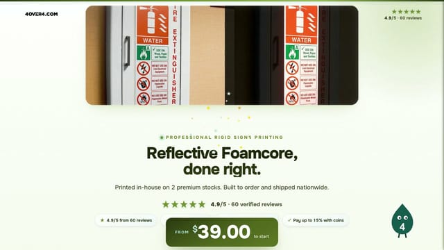 Reflective Foamcore product video