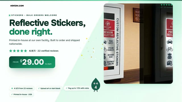 Reflective Stickers product video