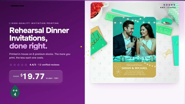 Rehearsal Dinner Invitations product video