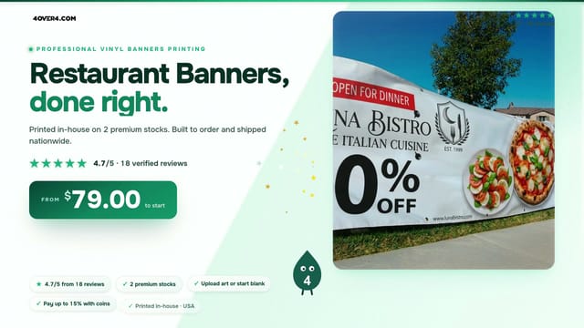 Restaurant Banners product video
