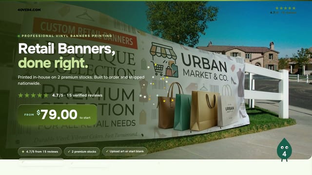 Retail Banners product video
