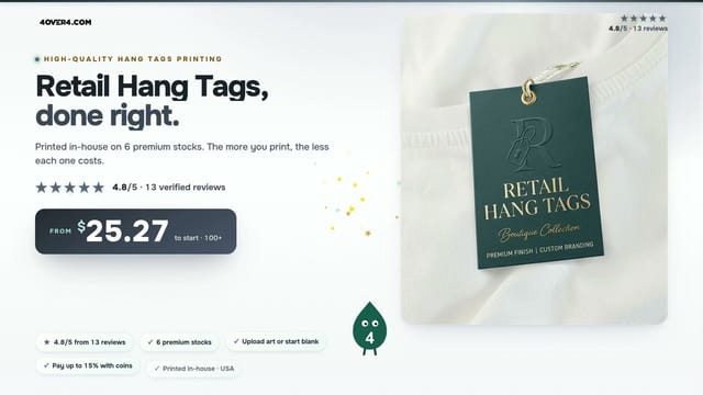 Retail Hang Tags product video