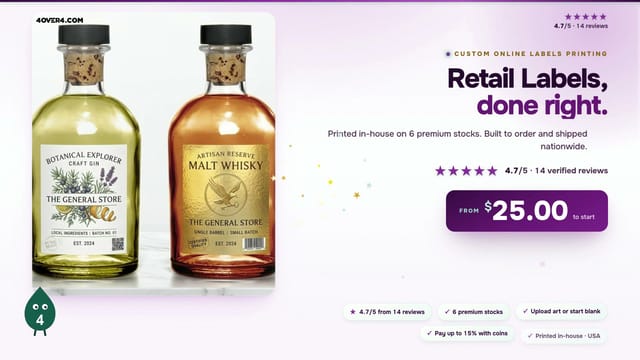 Retail Labels product video