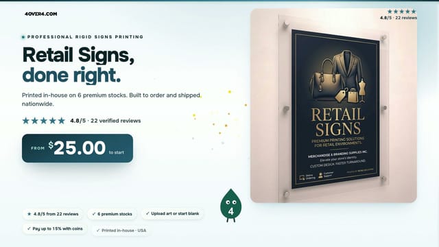 Retail Signs product video