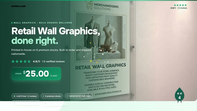 Retail Wall Graphics product video