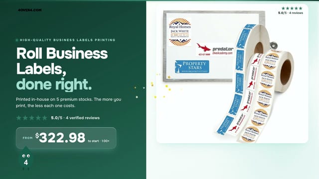 Roll Business Labels product video