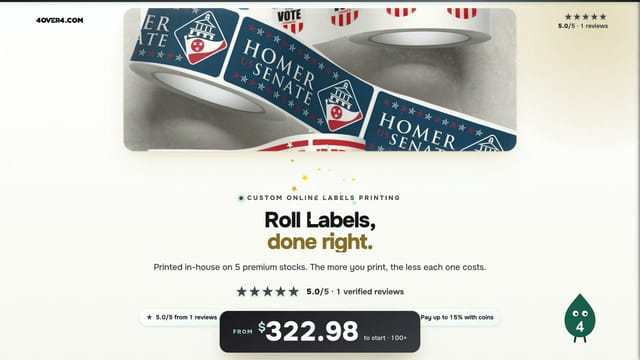 Roll Labels product video