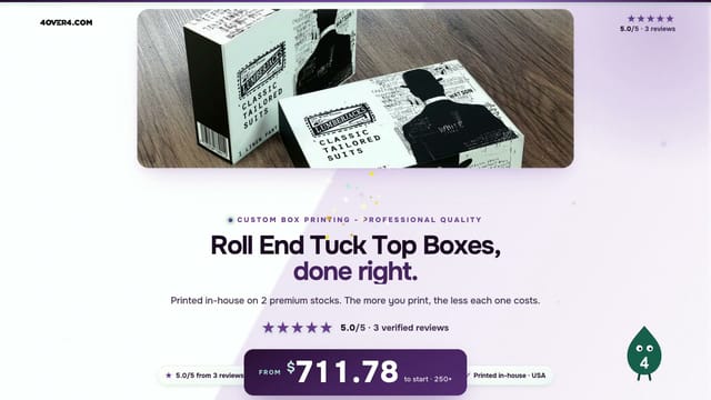 Roll End Tuck Top Boxes product video