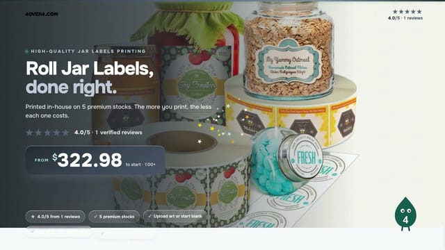 Roll Jar Labels product video