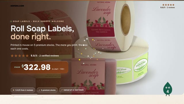 Roll Soap Labels product video