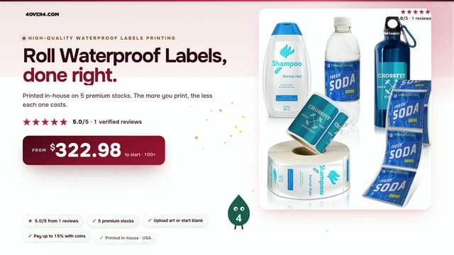 Roll Waterproof Labels product video