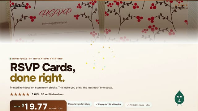 RSVP Cards product video