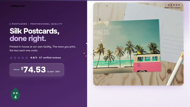 Silk Postcards product video