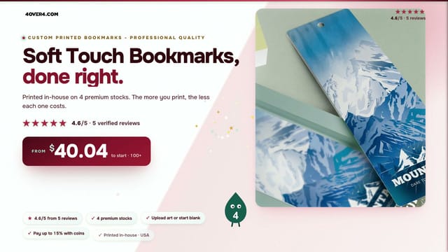 Soft Touch Bookmarks product video