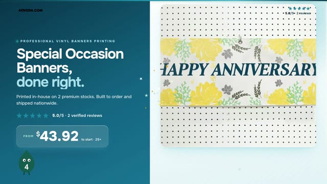 Special Occasion Banners product video