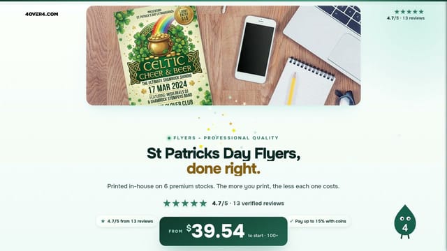 St Patricks Day Flyers product video