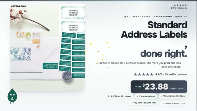Standard Address Labels product video