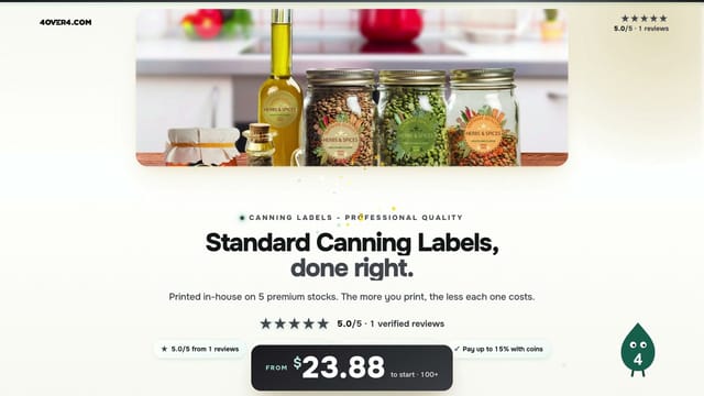 Standard Canning Labels product video