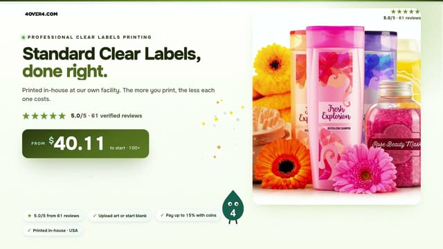 Standard Clear Labels product video