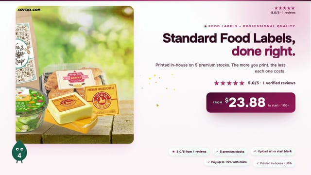 Standard Food Labels product video