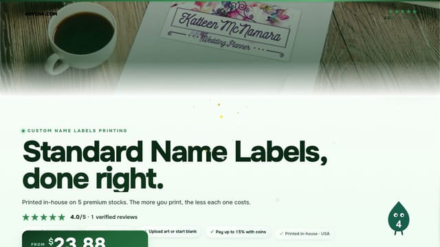 Standard Name Labels product video