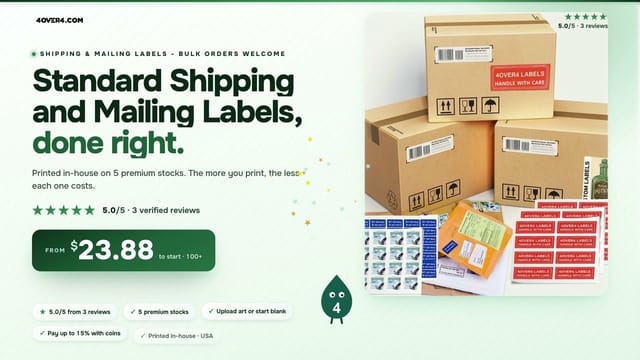 Standard Shipping and Mailing Labels product video