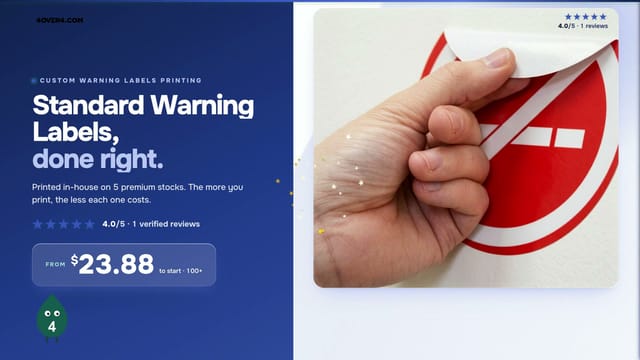 Standard Warning Labels product video