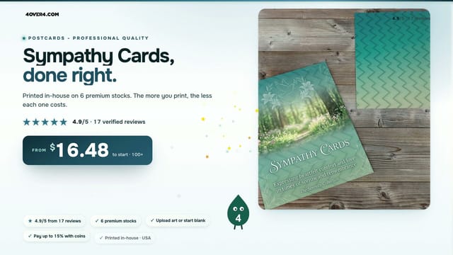 Sympathy Cards product video
