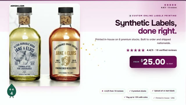 Synthetic Labels product video