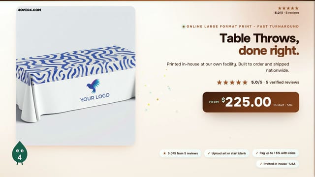 Table Throws product video