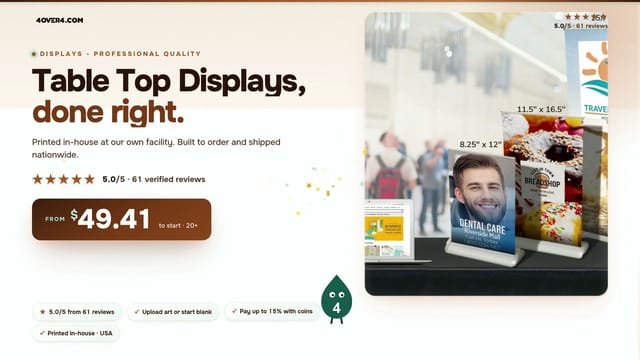 Table Top Displays product video