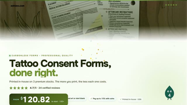 Tattoo Consent Forms product video
