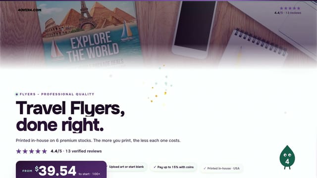 Travel Flyers product video