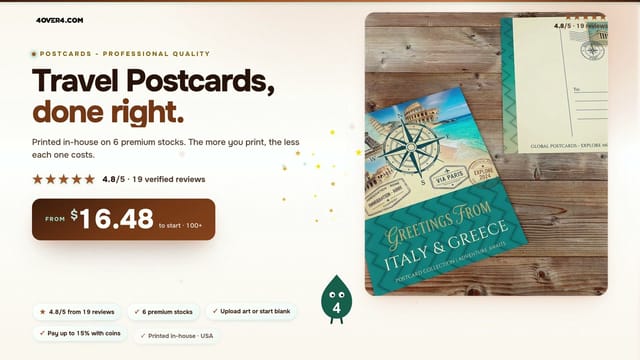 Travel Postcards product video