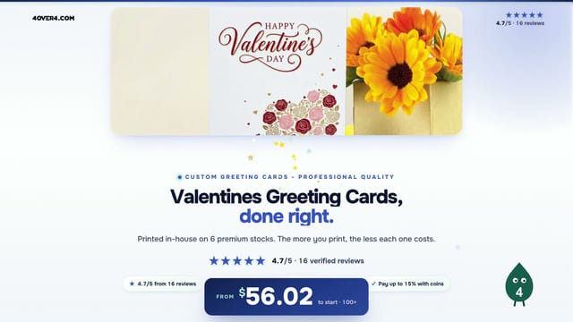 Valentines Greeting Cards product video