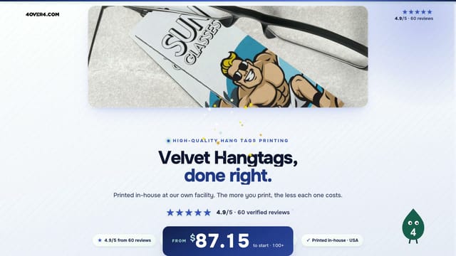 Velvet Hangtags product video
