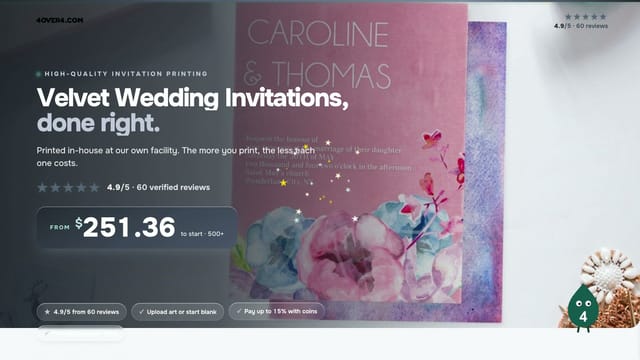 Velvet Wedding Invitations product video