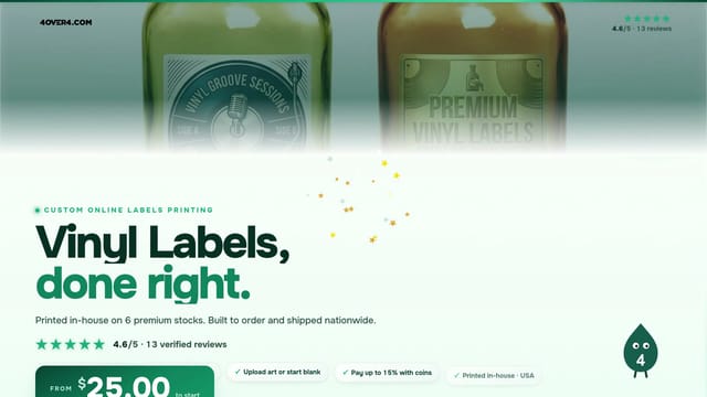 Vinyl Labels product video