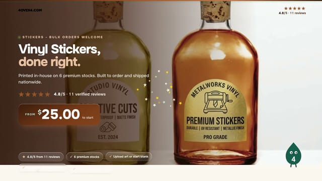 Vinyl Stickers product video