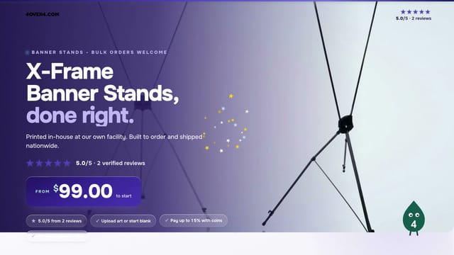 X-Frame Banner Stands product video