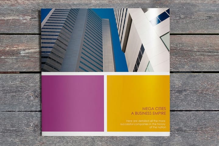 Standard booklets printed by 4OVER4 as trade show take-home material