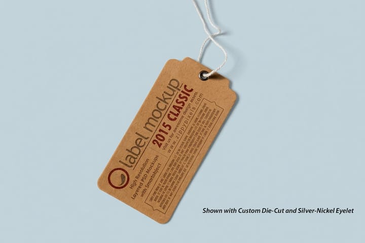 Kraft Hangtags printed by 4OVER4